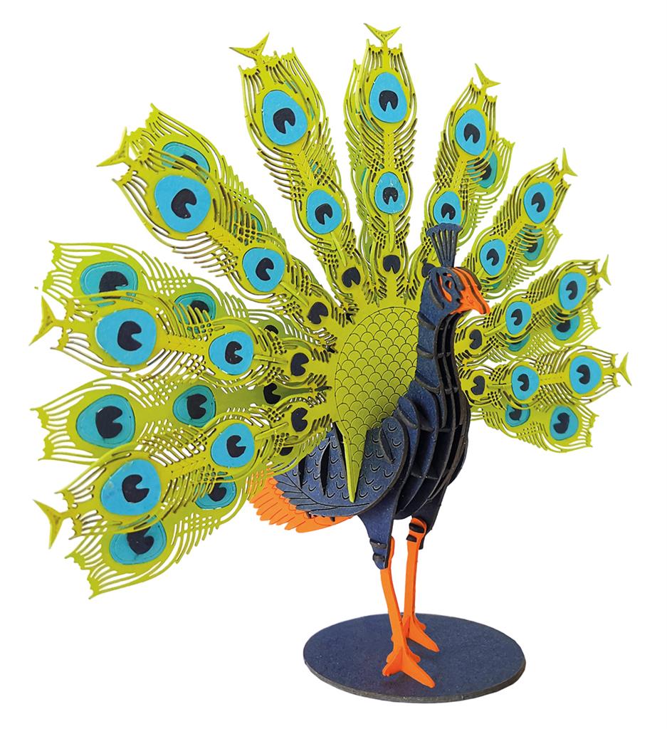 3D Paper Model - Peacock