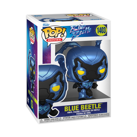 pop blue beetle crouching 1403