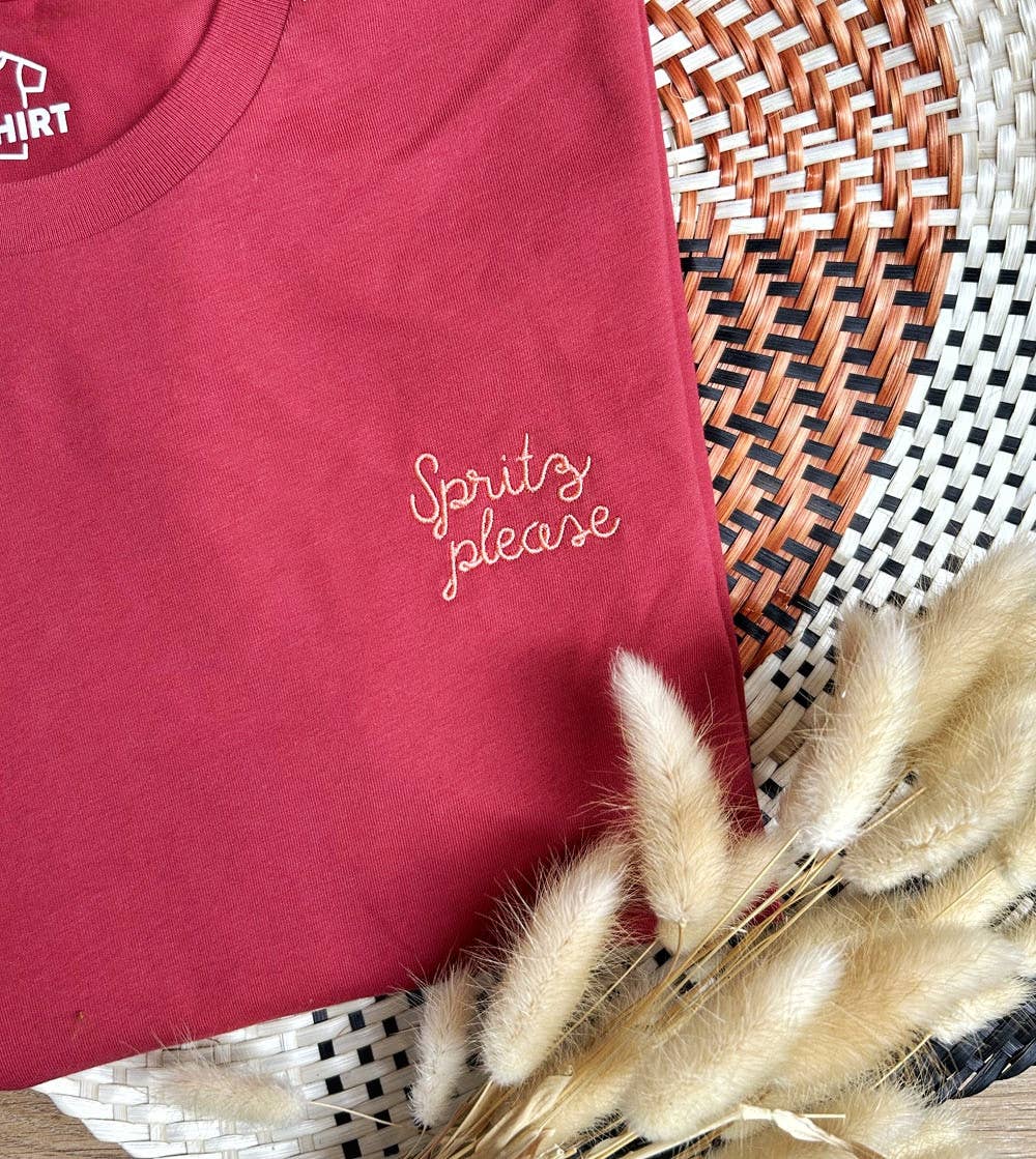 Spritz Please Embroidered T-Shirt