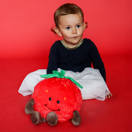 Bouillotte Peluche Warmies Fraise
