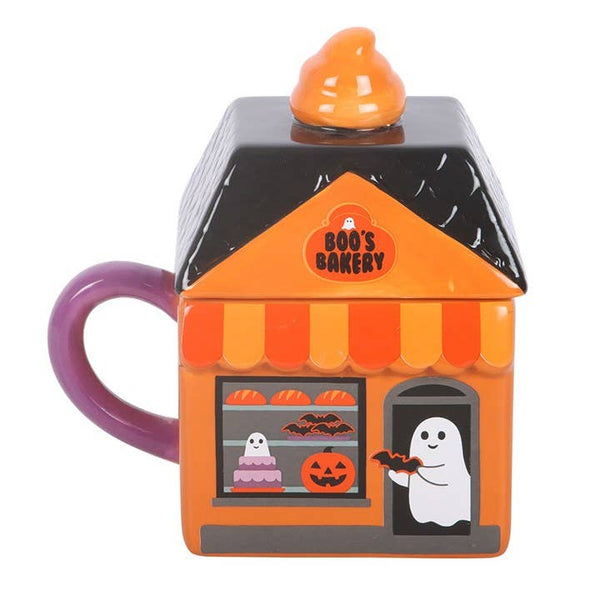 Mug à couvercle Halloween de Boo's Bakery