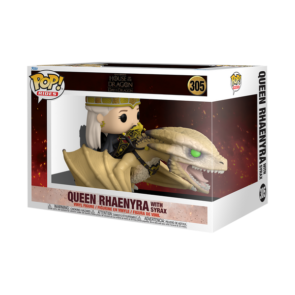 Funko Pop! Rides Deluxe Reine Rhaenyra avec Syrax – Dragons