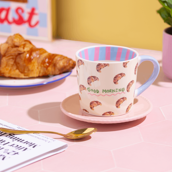 Mug Croissants « Good Morning »