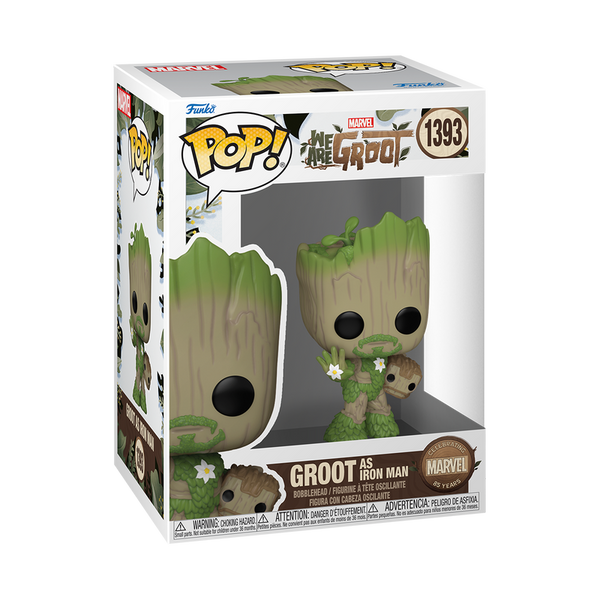 Funko Groot en Iron Man
