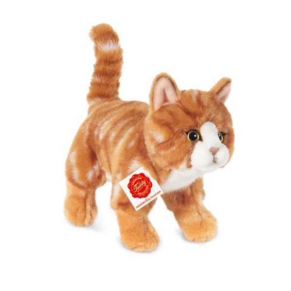 Staande pluche cyperse kat