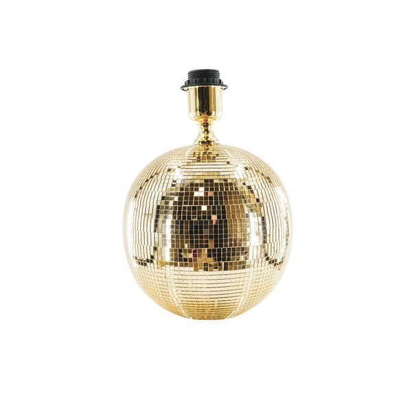 Lampe - Lampe de table Boule à facettes - Verre - Or - 20x20x20cm
