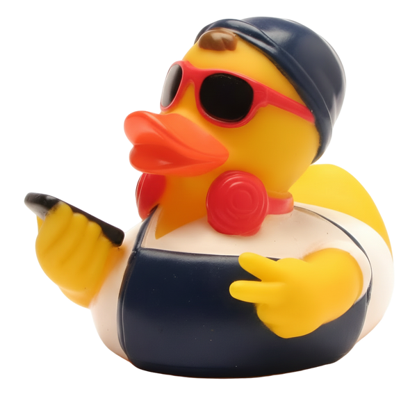 Rode hipster eend