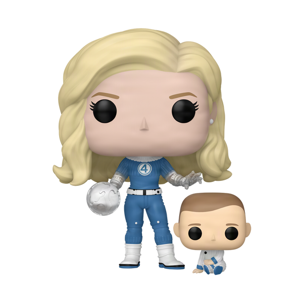 Funko Pop! & Buddy Invisible Woman & Franklin Fantastic Four First Steps #1514 - figurines