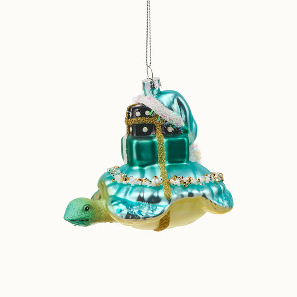 Boule de Noël Tortue de Noël