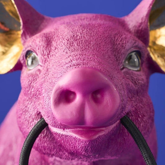 Pink Pig Table Lamp