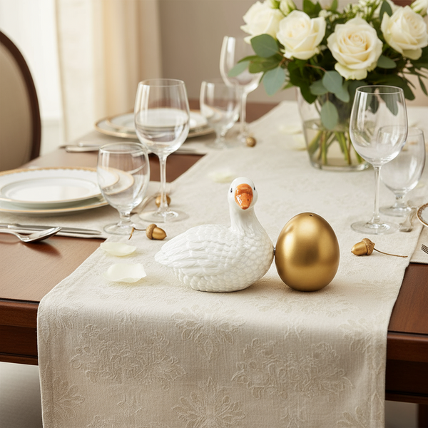 Zout en peper, gouden gans en ei