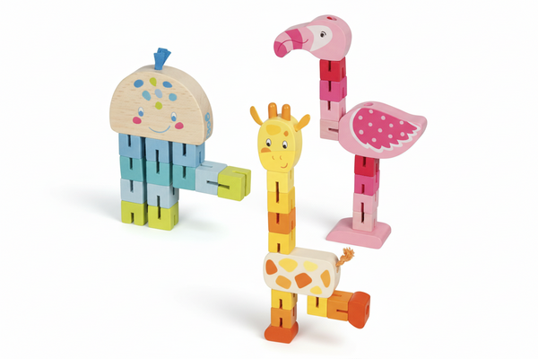 Zakpuzzel met dieren
