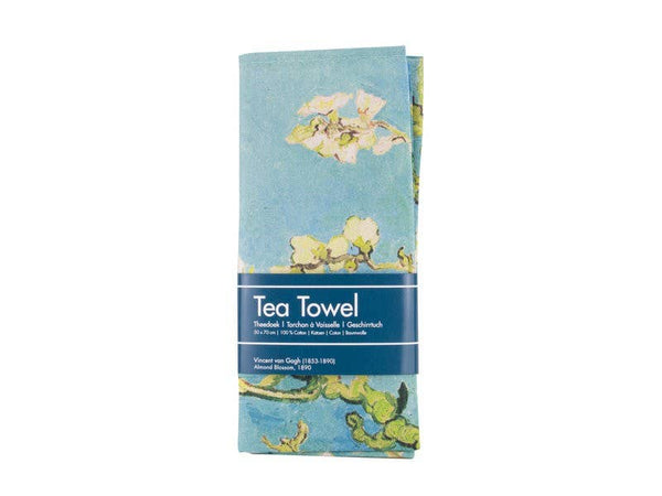 Torchon Van Gogh avec motif Amandier en fleurs