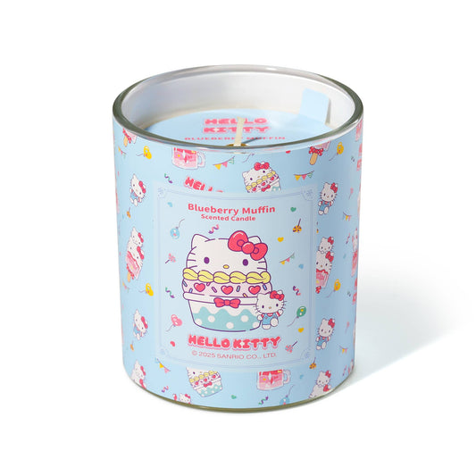 Original Hello Kitty Printed Candle, Blueberry Muffin Scent