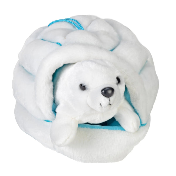 Wild Republic - Harp Seal in an Igloo Stuffed Animal Stuffed Animals