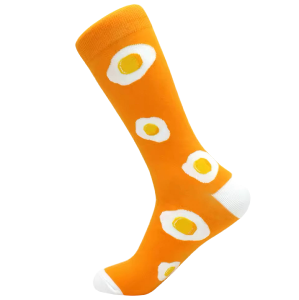 chaussettes oranges oeuf au plat mrcol