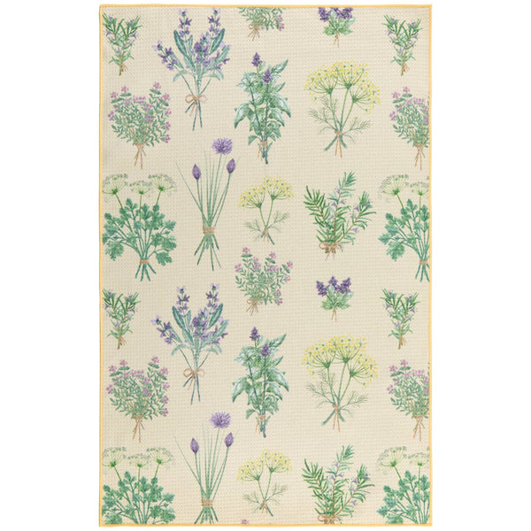 Torchon en microfibre recyclée Fresh Herbs de Now Designs