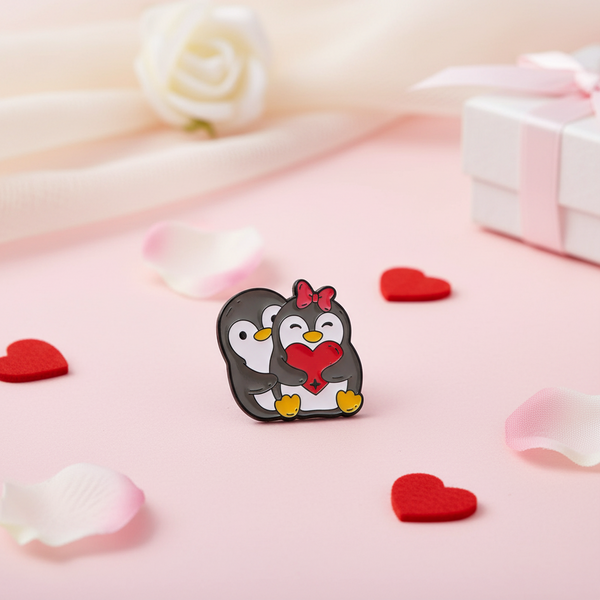 Pinguïns verliefde speldjes