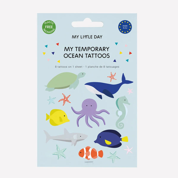 Tijdelijke tatoeages - Oceaan