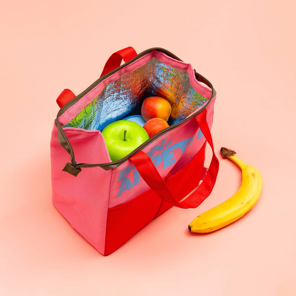 Sac Isotherme à Déjeuner Bon Appétit Rouge Helio Ferretti Vue 1