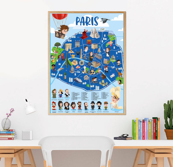 Poppik-poster en wat een verhaal - Parijs