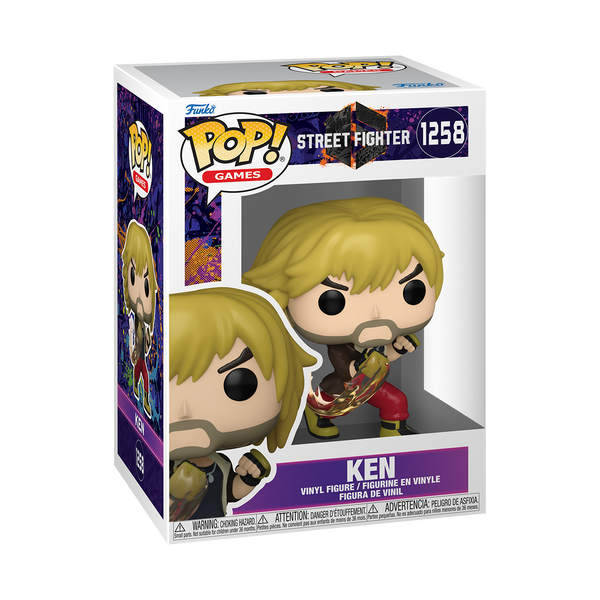 Funko Pop! Ken Street Fighter 1258 - image officielle Funko