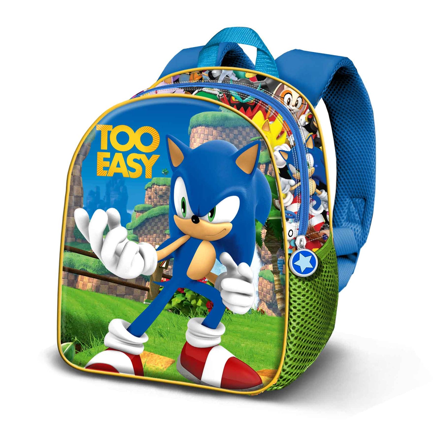 Sonic The Hedgehog Easy-Sac à Dos 3D Elite