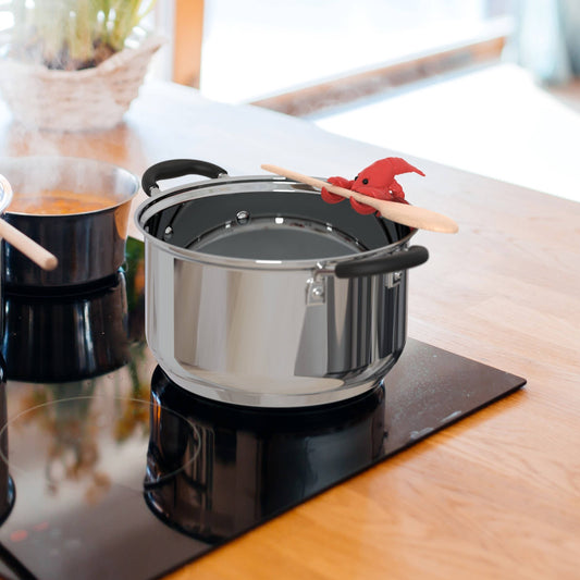 Löffelhalter und Hummerkorb-Uhr