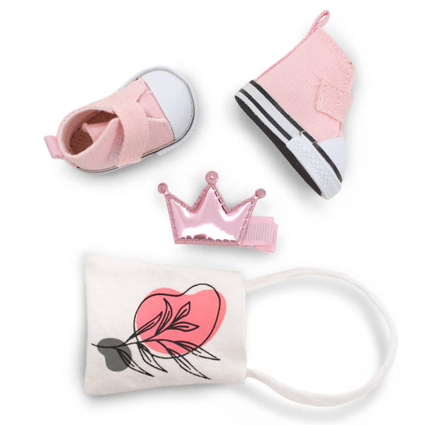Schoen- en accessoireset 20 cm
