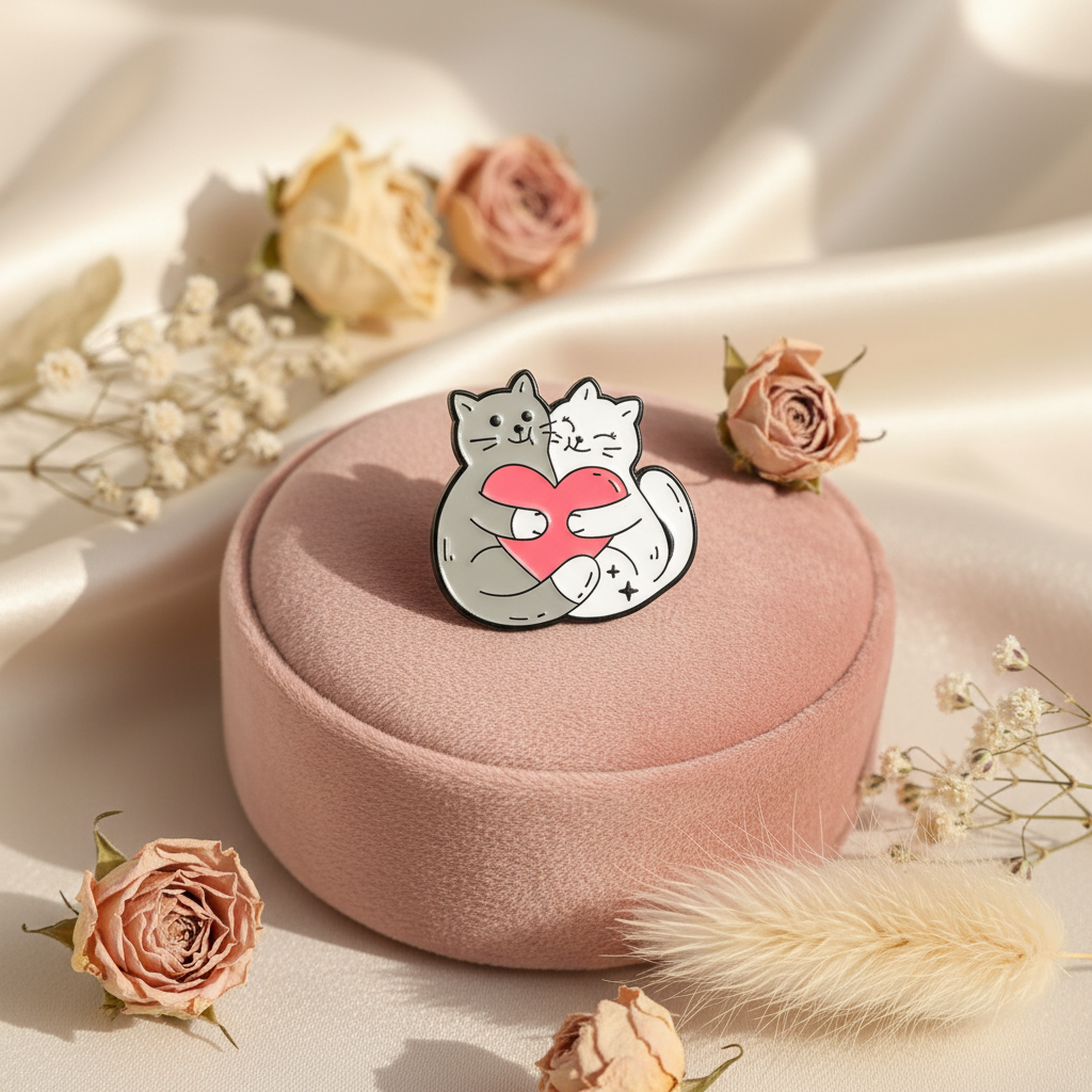 Pin's Chats Amoureux