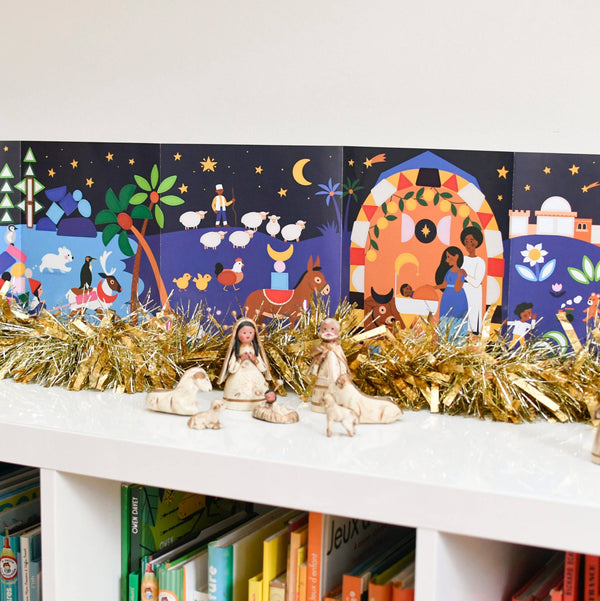 Kerst - Panoramische poster in stickerformaat 3+