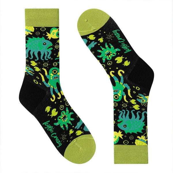 Chaussettes Monstres Marins Verts