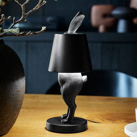 Hiding Rabbit LED Table Lamp, Black
