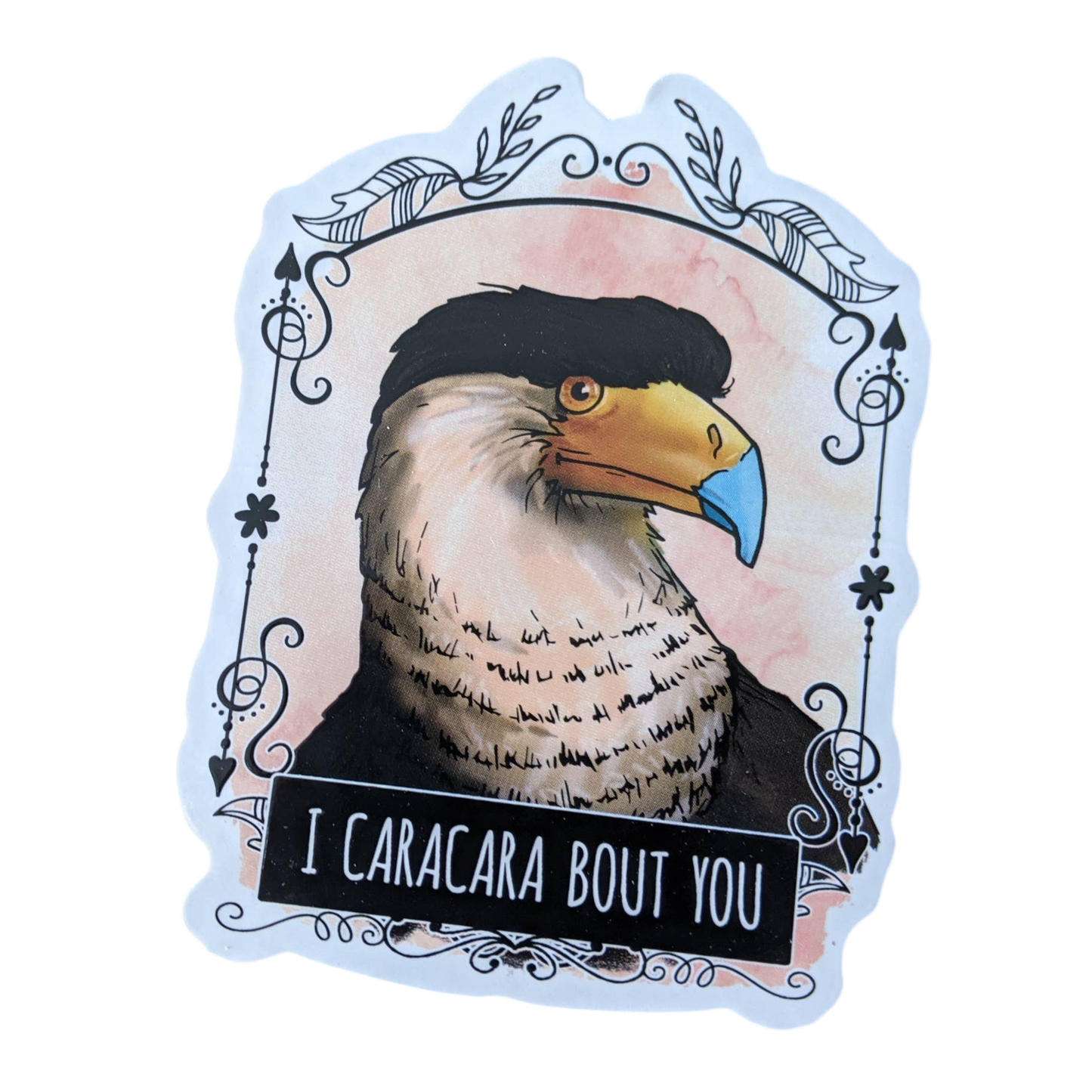 Sticker “I Caracara Bout You”