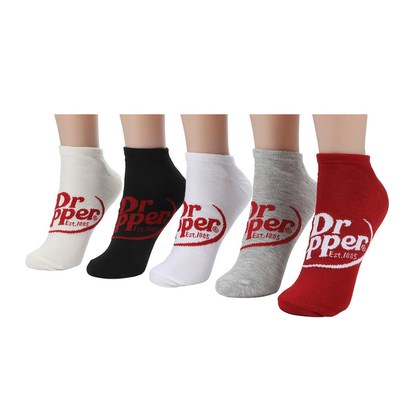 Chaussettes femme Dr Pepper avec logo - lot de 5 paires