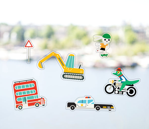 Verplaatsbare raamsticker