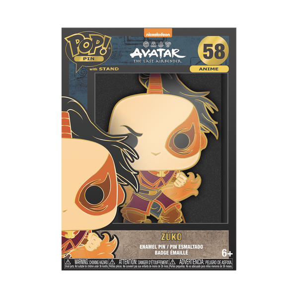 Funko Pop! Pin Zuko – Avatar, le dernier maître de l'air