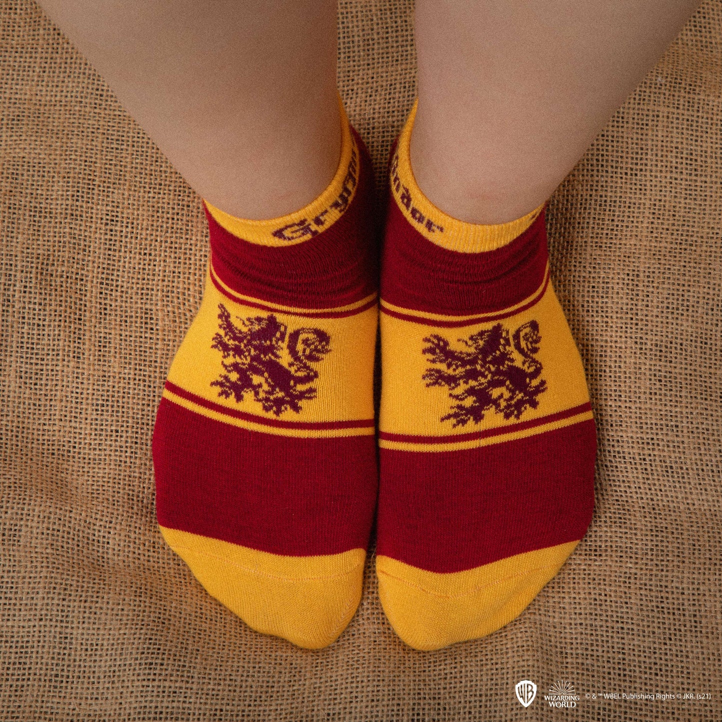 Set of 3 Pairs of Gryffindor Ankle Socks
