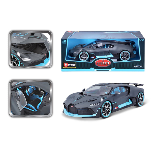 1:18 BUGATTI DIVO FLAT GRIS FONCÉ