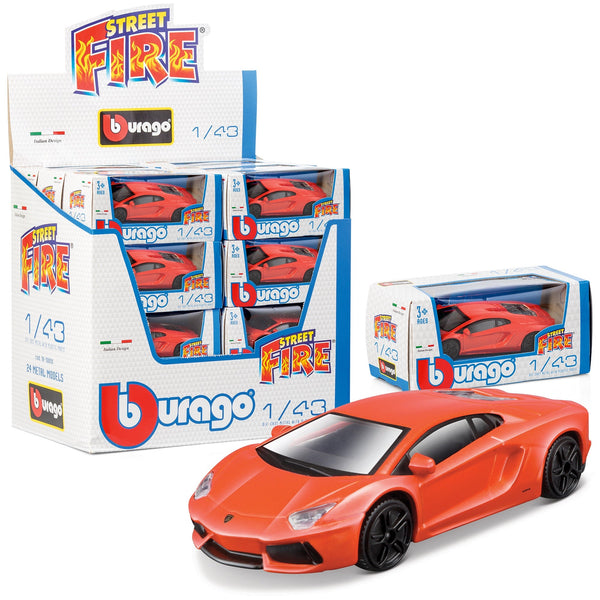1:43 STREET FIRE DISTRIBUTEUR D'ASSORTIMENT LAMBORGHINI