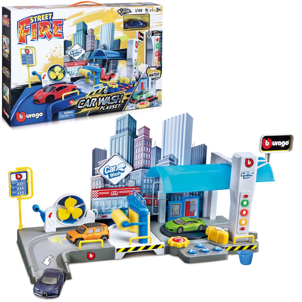 1:43 STREET FIRE LAVAGE DE VOITURES GARAGE DE JEU