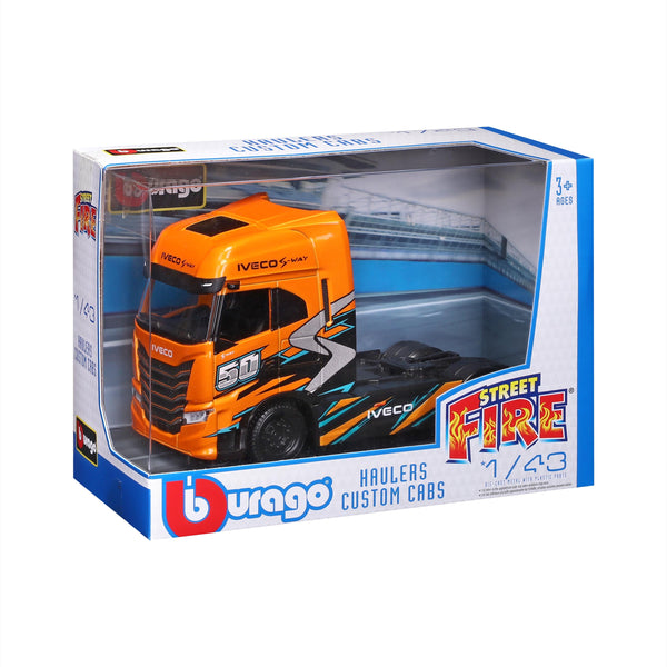 1:43 TRANSPORTEURS DE POMPIERS DE RUE CABINES PERSONNALISÉES IVECO S-WAY 570