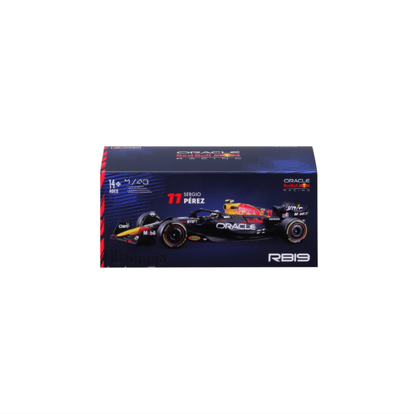 1:43 F1 RED BULL RACING RB19 2023 AVEC CASQUE PEREZ