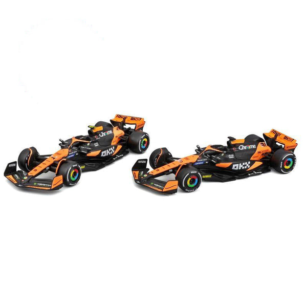 1:43 F1 MCLAREN MCL38 2024 PIASTRI DANS UN DISTRIBUTEUR DE 12 PIÈCES