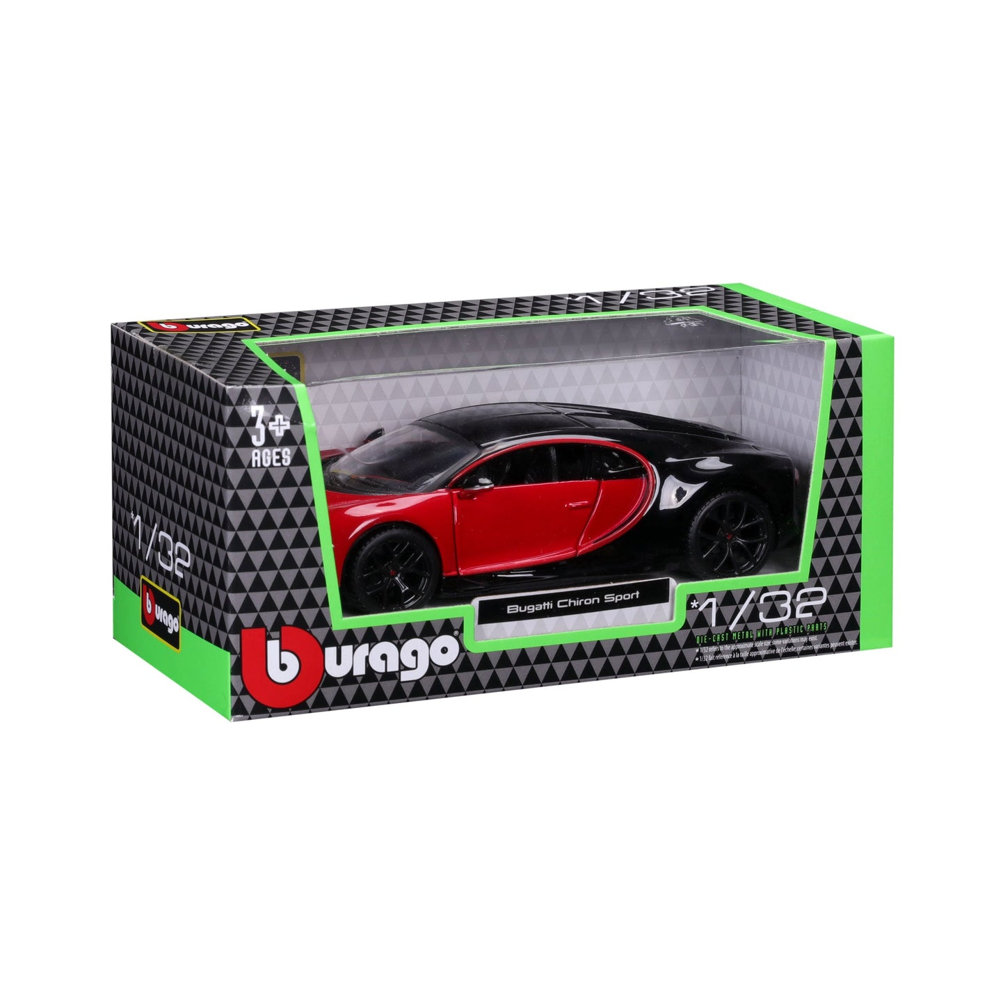 1:32 BUGATTI CHIRON SPORT BOÎTE DE FENÊTRE