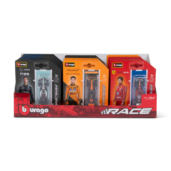 1:64 F1 CAR ASSORTMENT 2025 24PC CDU