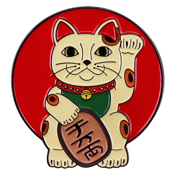 Pin's Chat Chanceux Soleil Levant