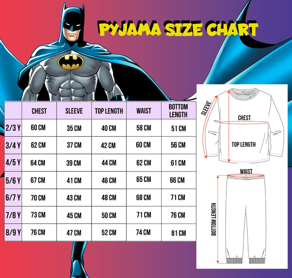 Batman Black Kids Pyjamas