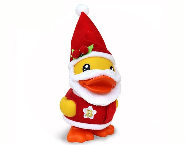 Spaarpot met de kerstman-eend
