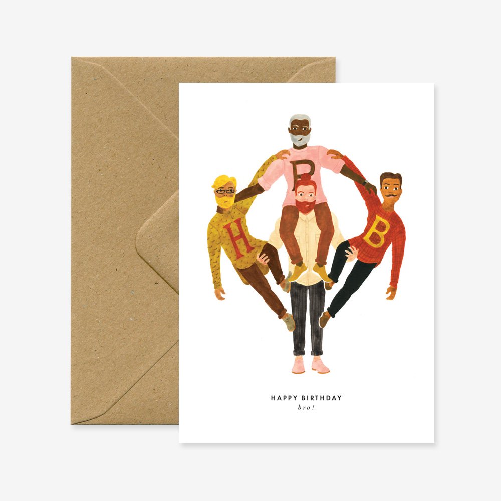 Birthday Bro - Carte de voeux